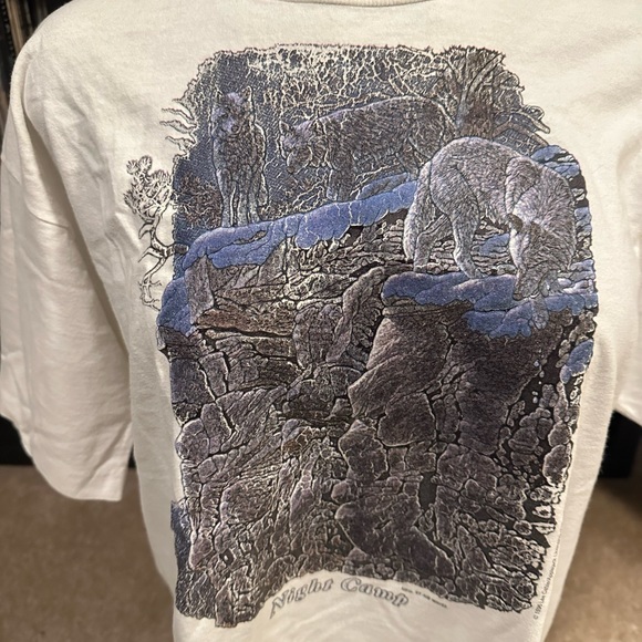 Vintage 1996 Single Stitch Wolf T-Shirt - Picture 2 of 6